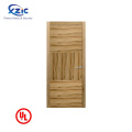 ul listed 20min / 45min / 90min commercial fire rated fireproof wooden door with certificates